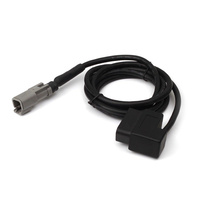 HALTECH OBDII CAN Dash adaptor cable.DTM2 to OBDII connector