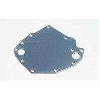 Meziere Electric Water Pump Backing Plate for FORD SB Cleveland - Polished
