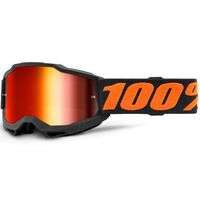 100% Accuri2 Youth Goggle Chicago Mirror Red Lens