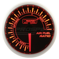Prosport 52mm BF Series Air/Fuel Ratio Narrowband Gauge - Amber/White
