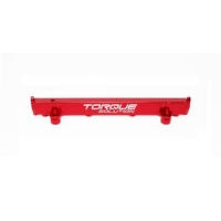 Torque Solution Billet Fuel Rail (Red) - Mitsubishi EVO 4/5/6/7/8/9