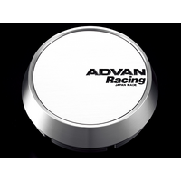 Advan Racing Center Cap 63mm 63mm Middle White