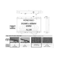 Adrad Radiator - HON016AC-MN
