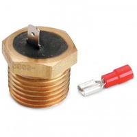 AUTOMETER TEMPERATURE SWITCH, 220 °F, 1/2" NPTF MALE, FOR PRO-LITE WARNING LIGHT