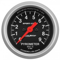 AUTOMETER GAUGE 2-1/16" PYROMETER,0-900C,SPORT-COMP # 3344-M