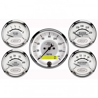 AUTOMETER 5 PC GAUGE KIT,3-1/8" & 2-1/16",ELECTRIC SPEEDOMETER,FORD MASTERPIECE # 880087