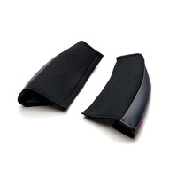 BRIDE PROTECT PAD SET FOR KNEE (GIAS3) HIGH-CLASS SOFT LEATHER + FABRIC BLACK FOR K36APO