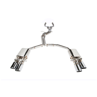 IPE (STAINLESS)EXHAUST SYSTEM-Front Pipe + X-pipe + Valvetronic Muffler + Remote Control Module + Tips(Chrome Silver)(S6/S7 (C7) 4.0T(2013 - 2016))
