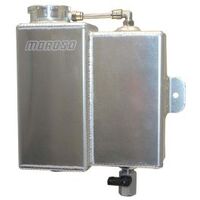 MOROSO TANK DUAL TANK COOLANT EXPANSION & RECOVERY CATCH CAN UNIVERSAL