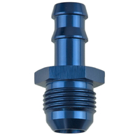 Proflow 1/2in. Fitting Male Barb To -10AN Adaptor Blue