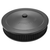 Proflow Air Filter Assembly for Holley EFI Sniper Series Round 14'' x 3'' Recessed Base Black Kit