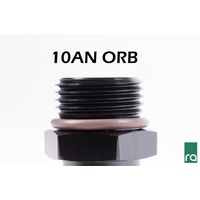 Radium 10AN ORB to Barb for 3/8in Hose