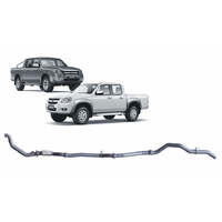 Redback Extreme Duty Exhaust for Nissan Navara D40 2.5L (01/2007-2015)(With Cat,With Large Muffler)