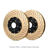StopTech 81.B38.9941 2 x AeroRotor™ Drilled 2-Piece Front Brake Rotors (15-18 M3/15-17 M4)