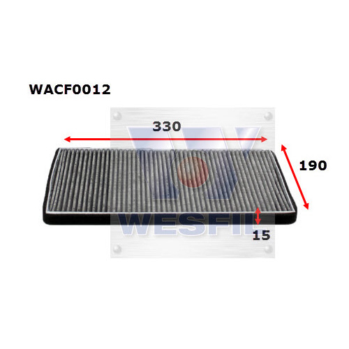 WESFIL CABIN FILTER - WACF0012