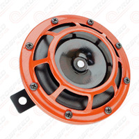 Hella Genuine Supertone Red Horn PAIR w/PSR Coloured Covers for Universal