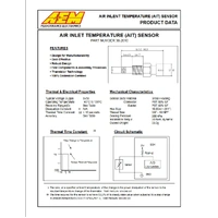 AEM Air Temp Sensor with 3/8" NPT Male Thread AEM ELECTRONIC 30-2010