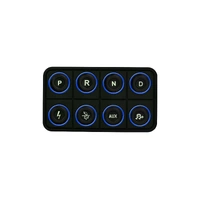 AEM 8-Button CAN Keypad EV programmable button pad for use with VCU200 or VCU300