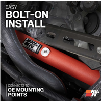 k & n CHARGE PIPE - ALUMINUM TUBE -for TOYOTA GR COROLLA L3-1.6L