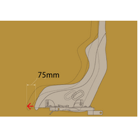 BRIDE FRONT OFFSET STAY for FG side stay