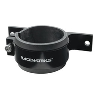 Raceworks Billet Fuel Pump Bracket 60mm Black  ALY-001BK