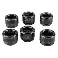 Raceworks Lower Injector Mounting Boss Toyota 1Jz / 2Jz (6Pack)  ALY-046BK