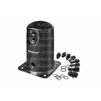 Raceworks 1.5L Surge Tank Single Outlet Black  ALY-068BK
