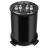 Raceworks 2.8L Surge Tank Suits Single/Twin 39mm-40mm Intank Pumps  ALY-083BK