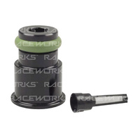 Raceworks Injector Extension – Short to 3/4 Length/14mm to 14mm  ALY-106BK