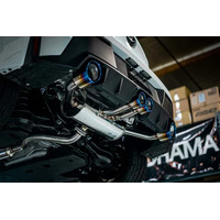 APEXi Apex muffler N1 evolution EXTREME 4 titanium tails GR Corolla [167-T008J] | N1 Evolution Extreme Exhaust 167T008J GR COROLLA