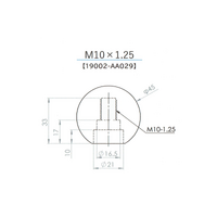 ARC Titanium Shift Knob (Mirror Finish Version) M10×1.25 19002-AA029