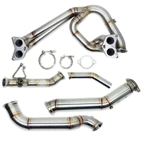 BNM Performance Fab Single Scroll Equal Length Rotated Twist Mount Turbo Kit w/3.5" Down-Pipe for Subaru WRX/STI/LGT/FXT (EJ20/EJ25)