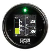 CANchecked MFD15 Gen2 OLED Programmable CanBus Gauge Display Kit for Audi A1/S1 8X