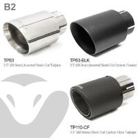 Ford Fiesta (Mk8) ST Cat Back Valved Performance Exhaust (TP110-CF (Carbon Fibre))