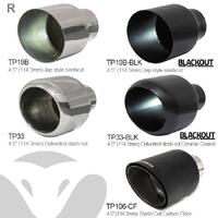 Subaru BRZ (12>) Cat Back Performance Exhaust (Resonated, TP19B-BLK)