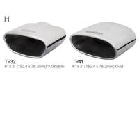 Holden Astra H VXR (05-11) 2.5" Cat Back Performance Exhaust (Non Resonated, TP32)