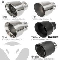 Holden Corsa D VXR Nurburgring (10-14) Cat Back Performance Exhaust (Non Resonated, TP38-BLK)