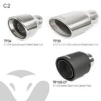 Holden Corsa E 1.0 Turbo (15-19) Cat Back Performance Exhaust (TP108-CF (Carbon Fibre))