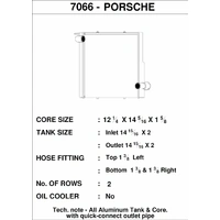 CSF Racing Aluminium Radiator Porsche 911 Carrera 991.1/981 Boxster/Cayman/GT4 (LHS)