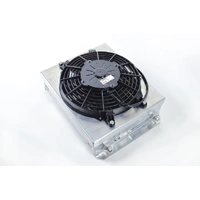 CSF Racing HD Bar & Plate Oil Cooler w/ 9" Spal Fan Universal