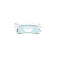 Bendix General CT Brake Pad Set Rear for Laser 94-99/323 94-98 (DB1291GCT)