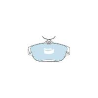 Bendix Euro Brake Pad Set Front for 960 94-96/90 97-98 (DB1329EU)