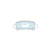 Bendix General CT Brake Pad Set Rear for Legacy 98-03 (DB1379GCT)