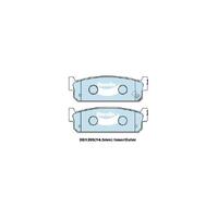 Bendix General CT Brake Pad Set Rear for Stagea 96-01 (DB1399GCT)