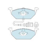 Bendix Brake Pad Set Front for Caddy 04-20/Beetle 98-10/Polo 01-14 (DB1405EU)
