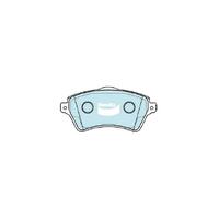 Bendix 4x4 Brake Pad Set Front for Freelander 00-06 (DB1506-4)