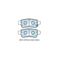 Bendix General CT Brake Pad Set Rear for Odyssey 04-09 (DB1721GCT)