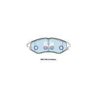 Bendix General CT Brake Pad Set Front for Kalos 03-04/Barina 05-12 (DB1725GCT)