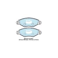Bendix General CT Brake Pad Set Front for Xsara 97-04/206 98-07 (DB1757GCT)