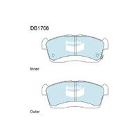 Bendix General CT Brake Pad Set Front for Sirion 02-06 (DB1768GCT)